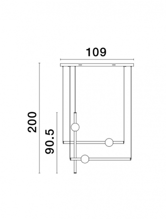 9054453 Lustra Nova Luce NEUTRON LED 59W 3687lm 3000K  Aluminium & Acrylic Gold Dimabil Triac IP20 [3]
