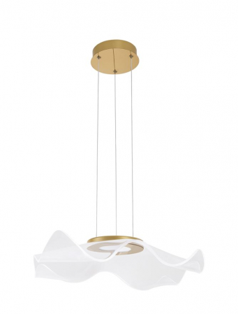 Lustre - 9054501 Suspensie Nova Luce SIDERNO LED 30W 2046lm 3000K IP20 Aluminiu/Acril Gold NOVALUCE