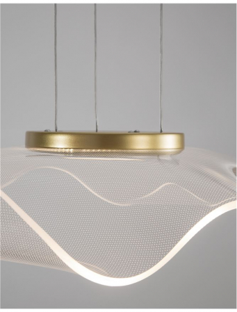 9054501 Suspensie Nova Luce SIDERNO LED 30W 2046lm 3000K IP20 Aluminiu/Acril Gold NOVALUCE [4]