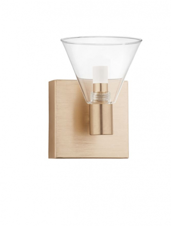 Moderne - 9060111 Aplica Nova Luce MARCE LED 5W 250lm 3000K IP20 Aluminium/Glass Gold