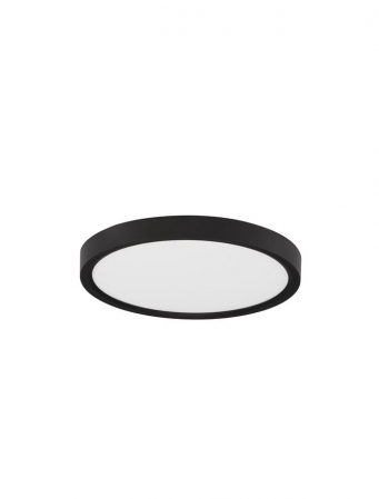 Moderne - 9060187 Plafoniera Nova Luce DIXIE LED 18W 1800lm 3000K-4000K-6500K CCT ABS & Acrylic Black Nedimabil IP20