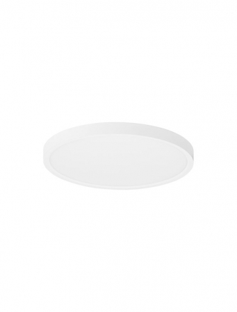 Moderne - 9060188 Plafoniera Nova Luce DIXIE LED 24W 2400lm 3000K-4000K-6500K CCT ABS & Acrylic White Nedimabil IP20