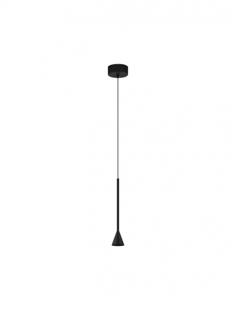 9060214 Pendul Nova Luce NET LED 6W 262lm 3000K Aluminium Black Dimabil Triac IP20