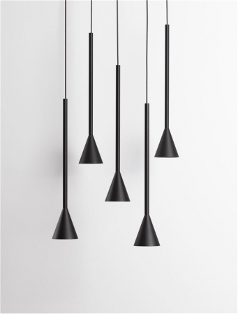 9060219 Lustra Nova Luce NET LED 27W 1312lm 3000K Aluminium Black Dimabil Triac IP20 [2]