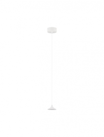 ILUMINAT INTERIOR - 9060221 Pendul Nova Luce DRO LED 6W 355lm 3000K Aluminium White Dimabil Triac IP20