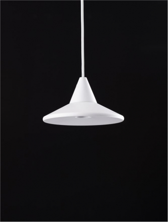 9060221 Pendul Nova Luce DRO LED 6W 355lm 3000K Aluminium White Dimabil Triac IP20 [1]
