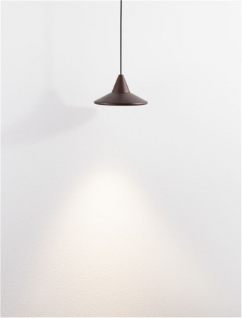 9060222 Pendul Nova Luce DRO LED 6W 355lm 3000K Aluminium Coffee Dimabil Triac IP20 [4]