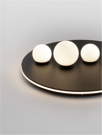 9061432 Plafoniera Nova Luce VELNA LED 63W 2720lm 3000K Aluminium & Opal Glass Sandy Black Dimabil Triac IP20 [2]