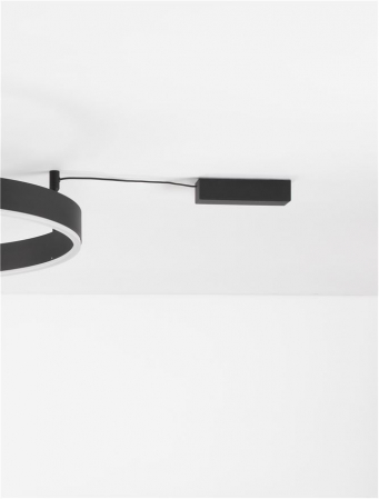 9063601 Plafoniera Nova Luce MOTIF LED 46W 3700lm 3000K Aluminium & Acrylic Sandy Black Dimabil Triac IP20 [3]