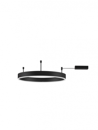 Moderne - 9063601 Plafoniera Nova Luce MOTIF LED 46W 3700lm 3000K Aluminium & Acrylic Sandy Black Dimabil Triac IP20