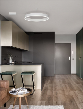 9063602 Plafoniera Nova Luce MOTIF LED 46W 3700lm 3000K Aluminium & Acrylic Sandy White Dimabil Triac IP20 [1]
