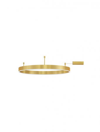 Moderne - 9063603 Plafoniera Nova Luce MOTIF LED 50W 4166lm 3000K Aluminium & Acrylic Brass Gold Dimabil Triac IP20