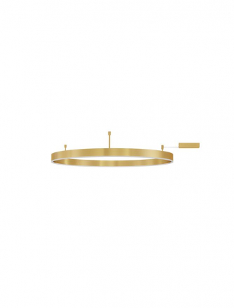 Plafoniere - 9063606 Plafoniera Nova Luce MOTIF LED 60W 4552lm 3000K Aluminium & Acrylic Brass Gold Dimabil Triac IP20