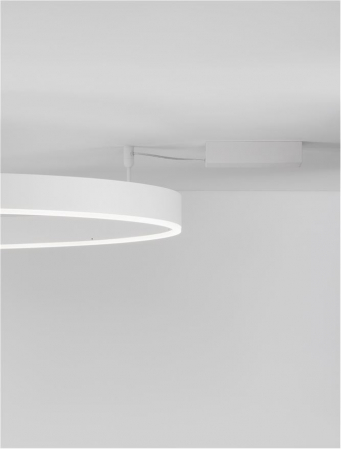 9063608 Plafoniera Nova Luce MOTIF LED 60W 4552lm 3000K Aluminium & Acrylic Sandy White Dimabil Triac IP20 [1]