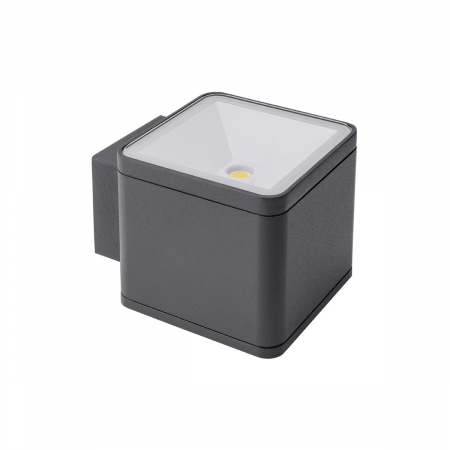 9066 Aplica REDO BETA LED 2x6W 1134lm 4000K IP54 Aluminiu Turnat Dark Gray Optics 120° CRI 82
