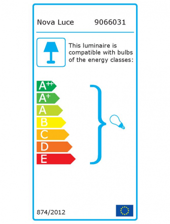 9066031 Lustra Nova Luce ZARLEY E27 3x12W IP20 Metal Smoky Gray Glass Chrome NOVALUCE [6]