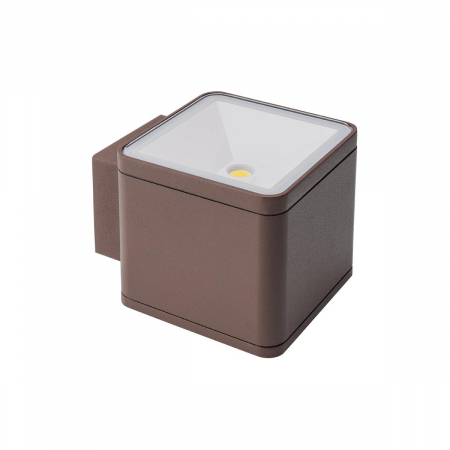 Aplice - 9067 Aplica REDO BETA LED 2x6W 1103lm 3000K IP54 Aluminiu Turnat Dark Brown Optics 120° CRI 82
