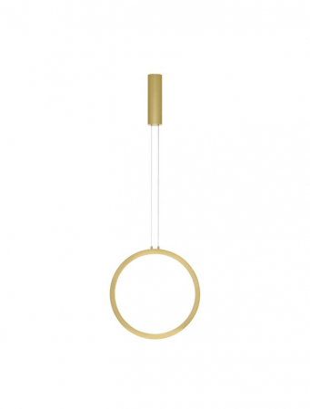 ILUMINAT - 9070166 Pendul Nova Luce CHANGE LED 26W 741lm 3000K Aluminium & Acrylic Brass Gold Dimabil Triac IP20