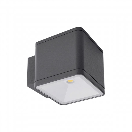 ILUMINAT EXTERIOR - 9079 Aplica REDO BETA LED 6W 540lm 4000K IP54 Aluminiu Turnat Dark Gray Optics 120° CRI 82