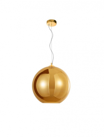Lustre - 9080352 Suspensie Nova Luce NAZIO E27 1x12W IP20 Gold Glass Chrome Aluminium Gradient Gold