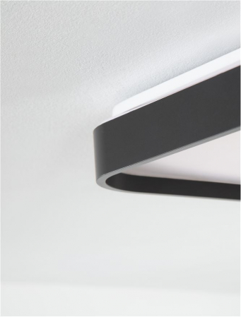 9081240 Plafoniera Nova Luce ATHOS LED 30W 1800lm 3000K Aluminium & Acrylic Sandy Black Nedimabil IP20 [2]