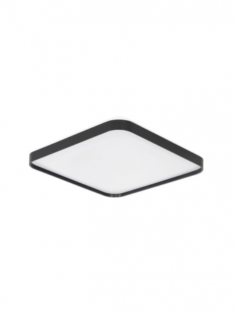 Moderne - 9081240 Plafoniera Nova Luce ATHOS LED 30W 1800lm 3000K Aluminium & Acrylic Sandy Black Nedimabil IP20