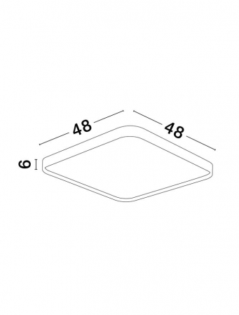 9081250 Plafoniera Nova Luce ATHOS LED 30W 1800lm 3000K Aluminium & Acrylic Sandy White Nedimabil IP20 [1]