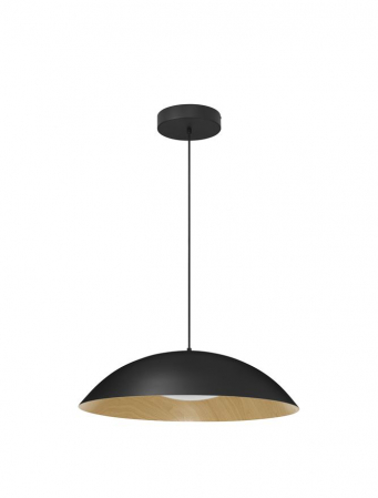 9081290 Lustra Nova Luce GLIM LED 42W 2015lm 3000K Aluminium & Acrylic Sandy Black Dimabil Triac IP20