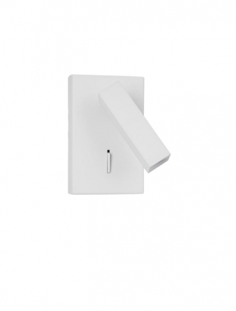 Moderne - 9081351 Aplica Nova Luce DONA LED 3W 180lm 3000K IP20 Aluminium Sandy White