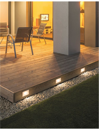 9083011  Nova Luce COVE LED 1,5W 105lm 3000K IP54 Aluminium & Glass Diffuser Matt White Beam Angle 120° [4]