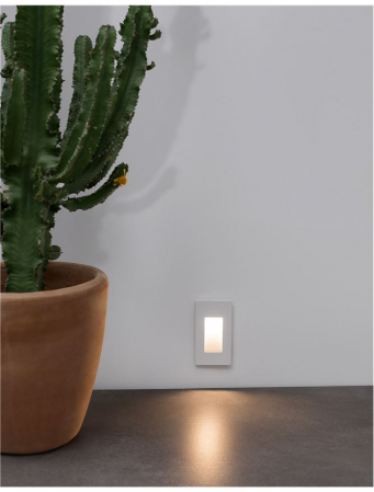 9083021  Nova Luce COVE LED 1,5W 105lm 3000K IP54 Aluminium & Glass Diffuser Matt White Beam Angle 120° [4]