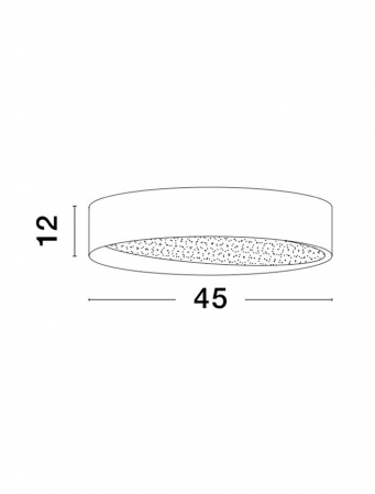 9085221 Plafoniera Nova Luce OBY LED 30W 1800lm 3000K Aluminium & Acrylic Sandy Black Dimabil Triac IP20 [1]