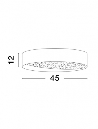 9085222 Plafoniera Nova Luce OBY LED 30W 1800lm 3000K Aluminium & Acrylic Sandy White Dimabil Triac IP20 [3]