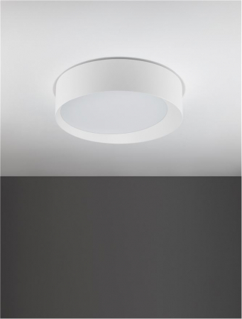 9085222 Plafoniera Nova Luce OBY LED 30W 1800lm 3000K Aluminium & Acrylic Sandy White Dimabil Triac IP20 [2]