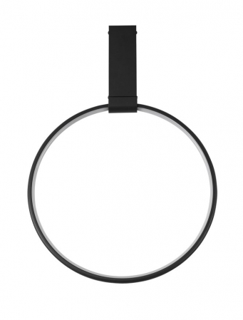 9085241 Plafoniera Nova Luce GARVE LED 30W 1354lm 3000K Aluminium & Acrylic Sandy Black Dimabil Triac IP20 [0]
