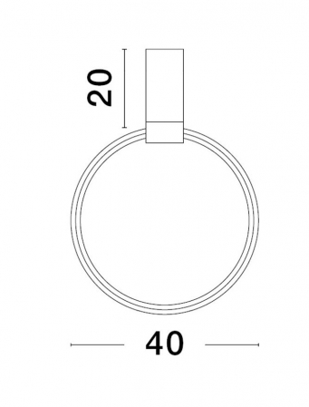 9085241 Plafoniera Nova Luce GARVE LED 30W 1354lm 3000K Aluminium & Acrylic Sandy Black Dimabil Triac IP20 [4]