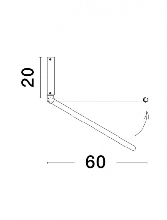 9085244 Plafoniera Nova Luce GARVE LED 35W 1559lm 3000K Aluminium & Acrylic Sandy White Dimabil Triac IP20 [2]