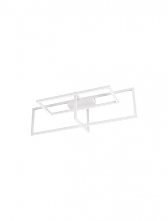 9086024 Plafoniera Nova Luce CLEA LED 31W 3180lm 3000K Aluminium & Acrylic Sandy White Dimabil Triac IP20