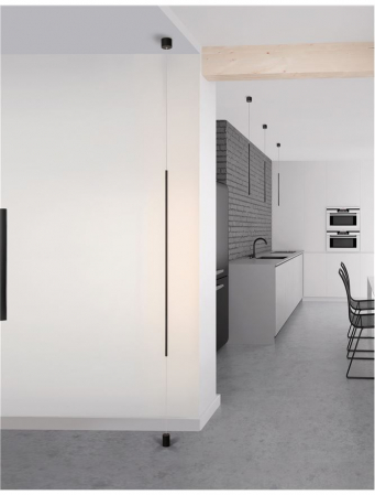 9088109 Lampadar Nova Luce ELETTRA LED 20W 698lm 3000K Aluminium Sandy Black Nedimabil IP20 [1]
