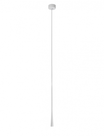 9102592 Pendul Nova Luce GOCCIO LED 6W 226lm 3000K Aluminium & Steel White Fabric Wire White Nedimabil IP20
