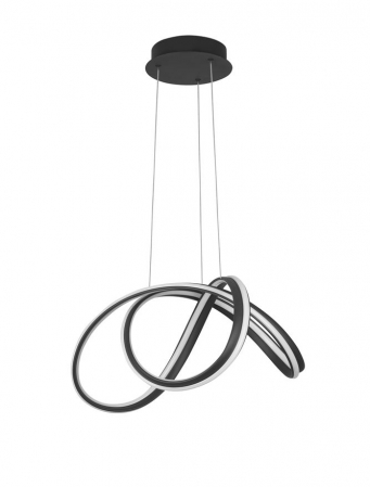 Moderne - 9104722 Suspensie Nova Luce TRUNO LED 60W 4746lm 3000K IP20 Aluminiu & Acril Sandy Black