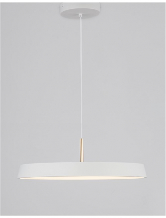 910621 Pendul Nova Luce VETRO LED 41W 2693lm 3000K IP20 Aluminiu/Acril Matt White [2]