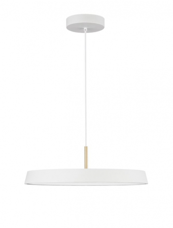 910621 Pendul Nova Luce VETRO LED 41W 2693lm 3000K IP20 Aluminiu/Acril Matt White