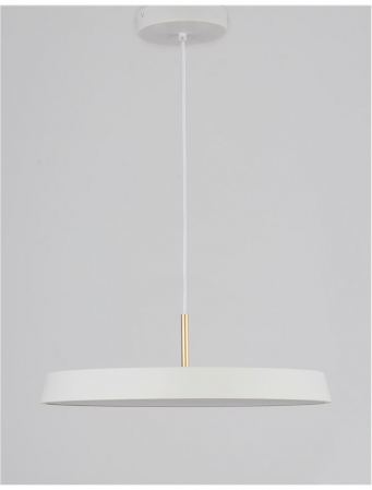 910621 Pendul Nova Luce VETRO LED 41W 2693lm 3000K IP20 Aluminiu/Acril Matt White [3]
