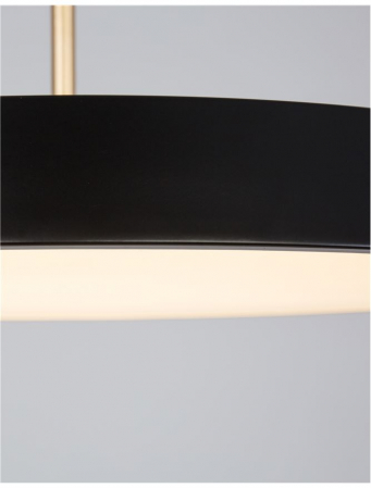 910622 Pendul Nova Luce VETRO LED 41W 2693lm 3000K IP20 Aluminiu/Acril Matt Black [6]
