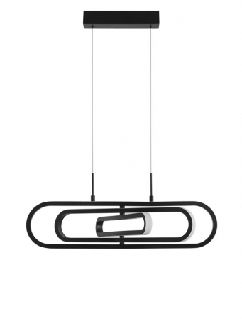 Lustre - 9110351 Suspensie Nova Luce ARTE LED 50W 3500lm 3000K IP20 Aluminiu/Acril Matt Black