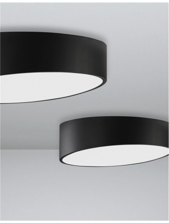 9111261 Plafoniera Nova Luce MAGGIO LED 24W 2280lm 3000K Aluminium Sandy Black Nedimabil IP20 [4]