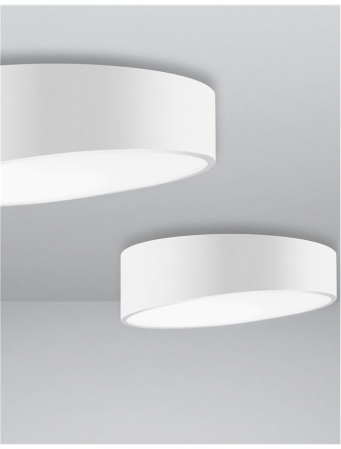 9111262 Plafoniera Nova Luce MAGGIO LED 24W 2280lm 3000K Aluminium Sandy White Nedimabil IP20 [4]