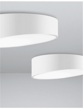 9111362 Plafoniera Nova Luce MAGGIO LED 60W 4280lm 3000K Aluminium Sandy White Nedimabil IP20 [4]