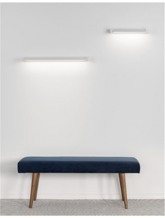 9117312 Aplica Nova Luce LINE LED 12W 901lm 3000K IP20 Aluminiu/Acril Sandy White NOVALUCE [1]